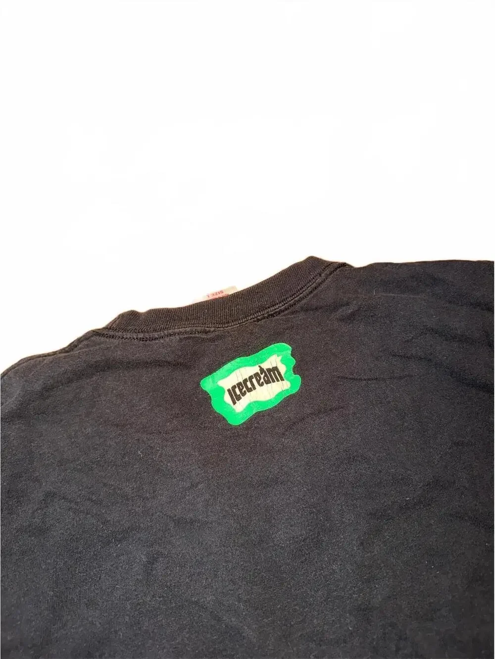 ICECREAM Running Dog T-Shirt Black Green Purple Skate Brand Size L